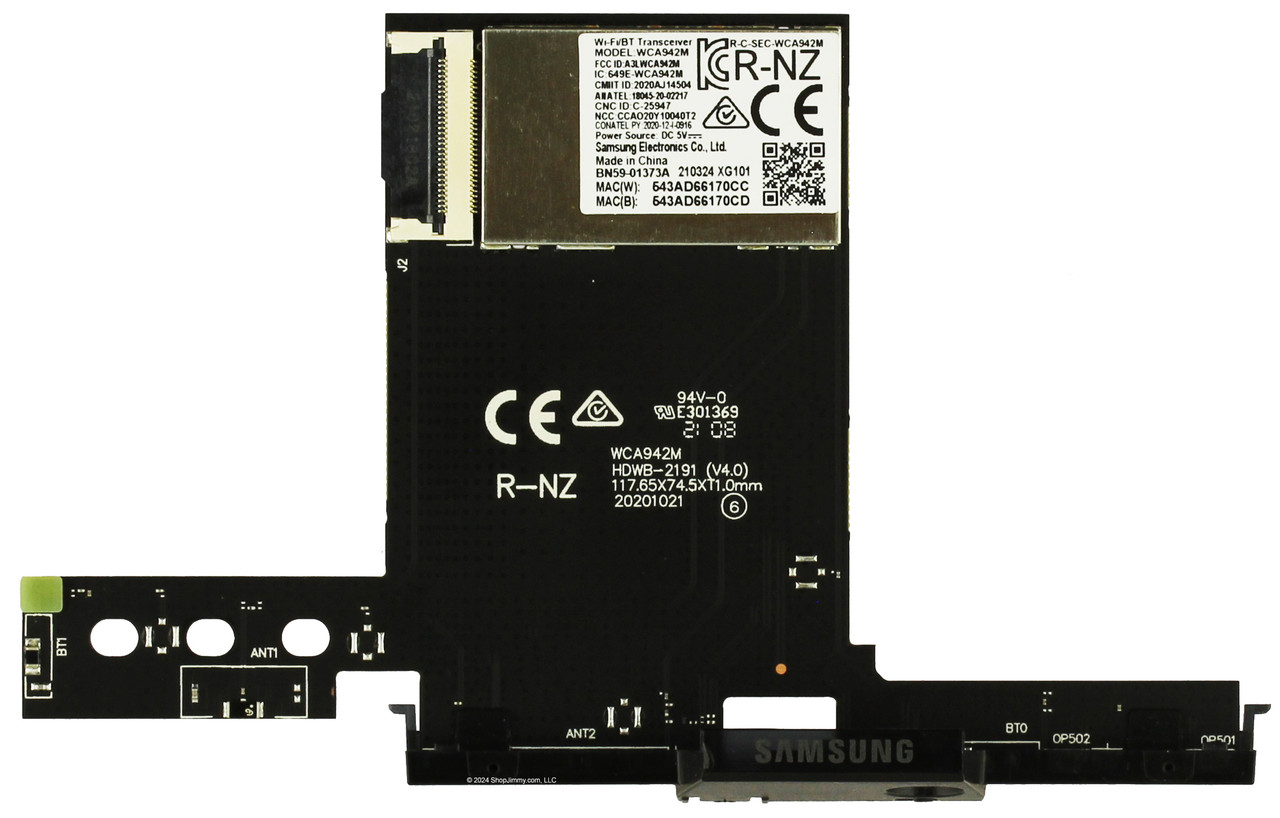Samsung BN59-01373A (WCA942M) Wi-Fi and Bluetooth Wireless Module