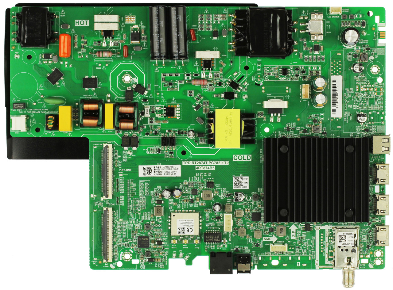 LG 4700020675 60000-00003 Main Board 55UT7570PUB.CUSUBH