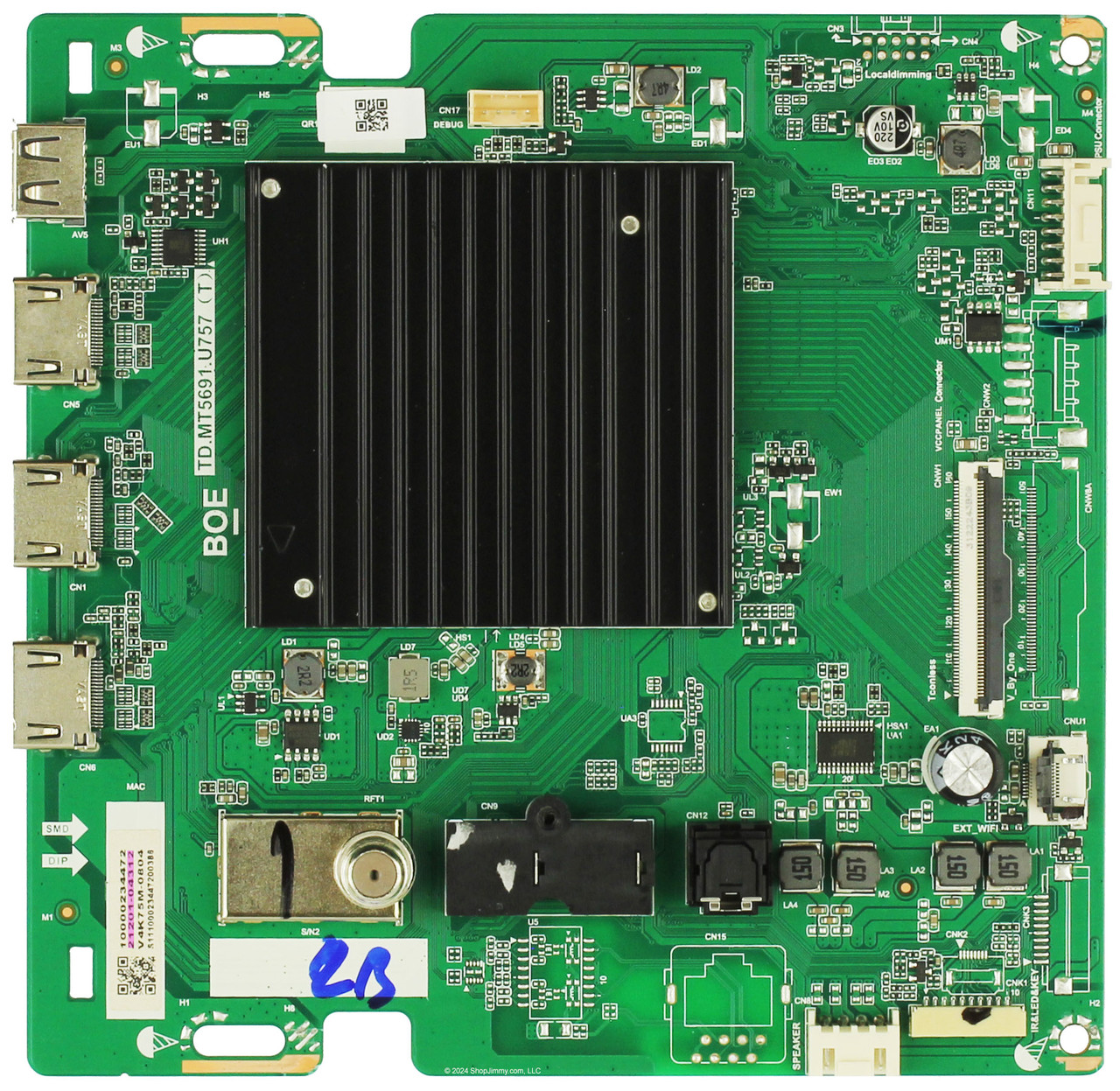 Vizio 21201-04312 Main Board for V4K75M-0804
