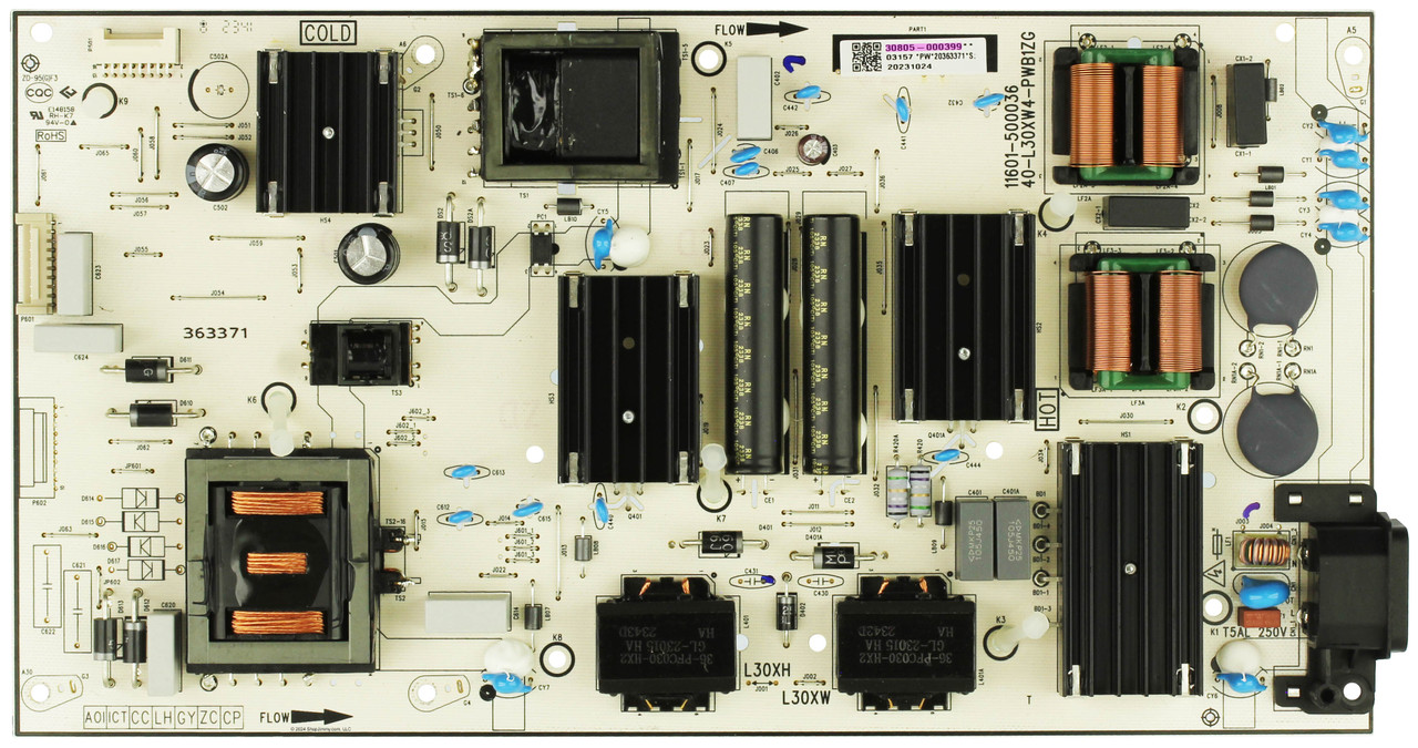 TCL 30805-000399 Power Supply Board
