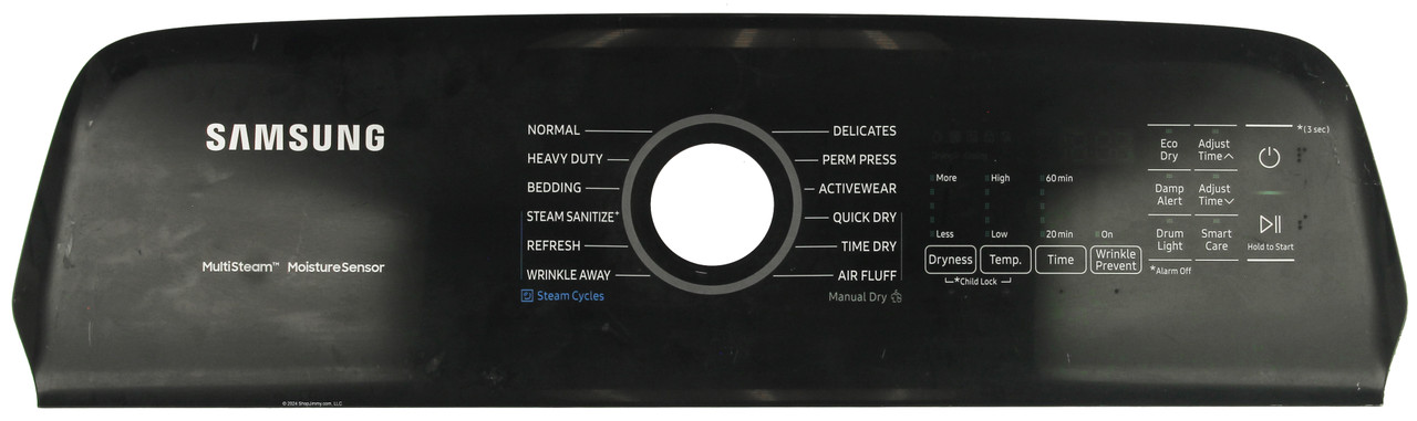 Samsung Dryer DC64-03841A Control Panel Assembly 