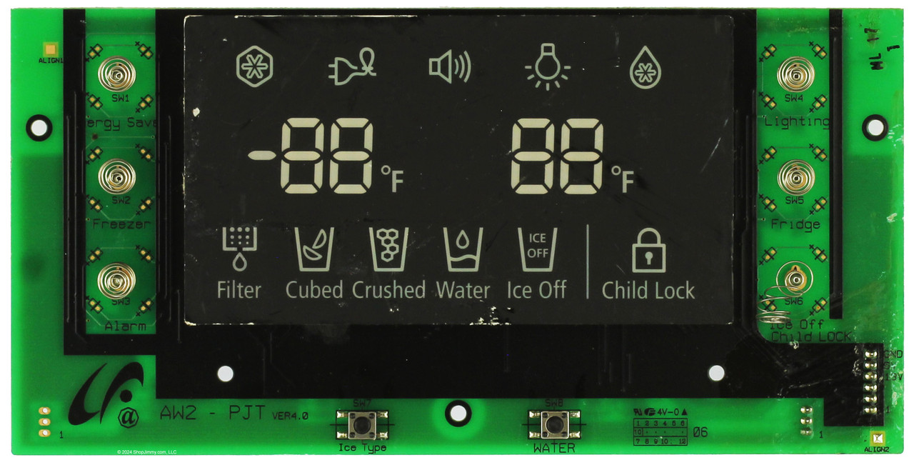 Samsung Refrigerator DA41-00540J Control Board