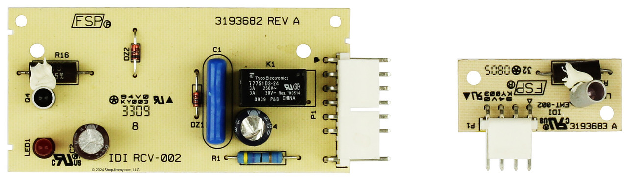 Whirlpool Refrigerator W10193666 Control Board