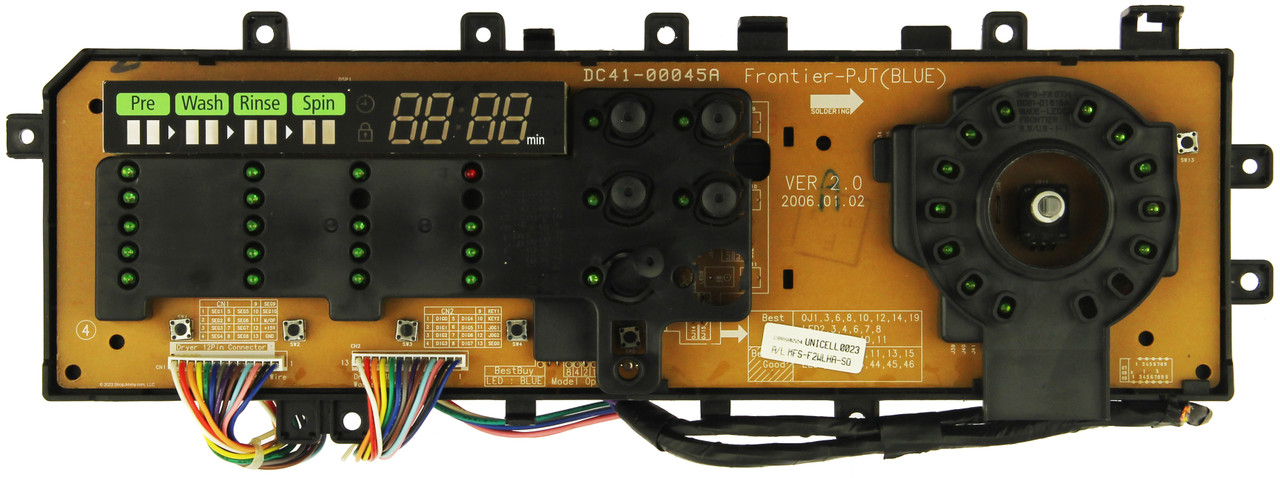 Samsung Washer MFS-FWF317-T0/MFS-F2WLHA-S0 Control Board Assembly Union