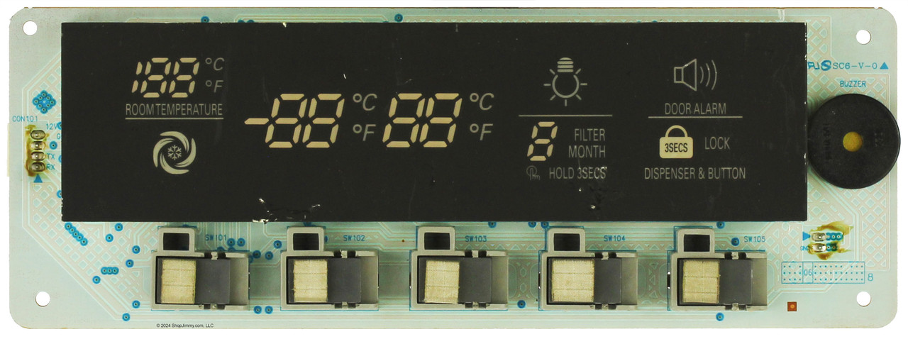 LG Refrigerator 6871JB1433A Display Board