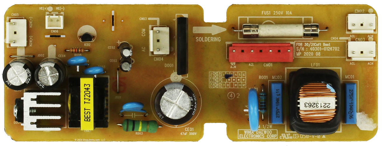 Kenmore Refrigerator 40301-0126702 Filter Board