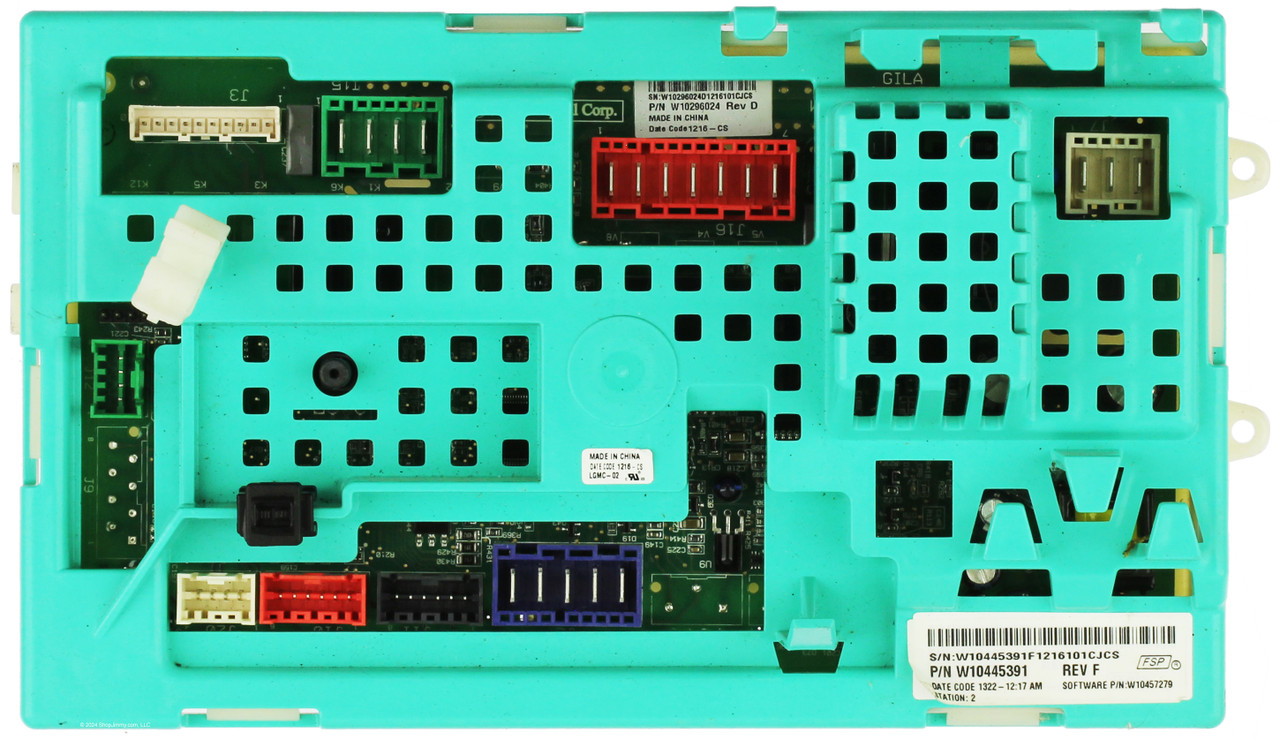 Whirlpool Washer W10445391 Control Board
