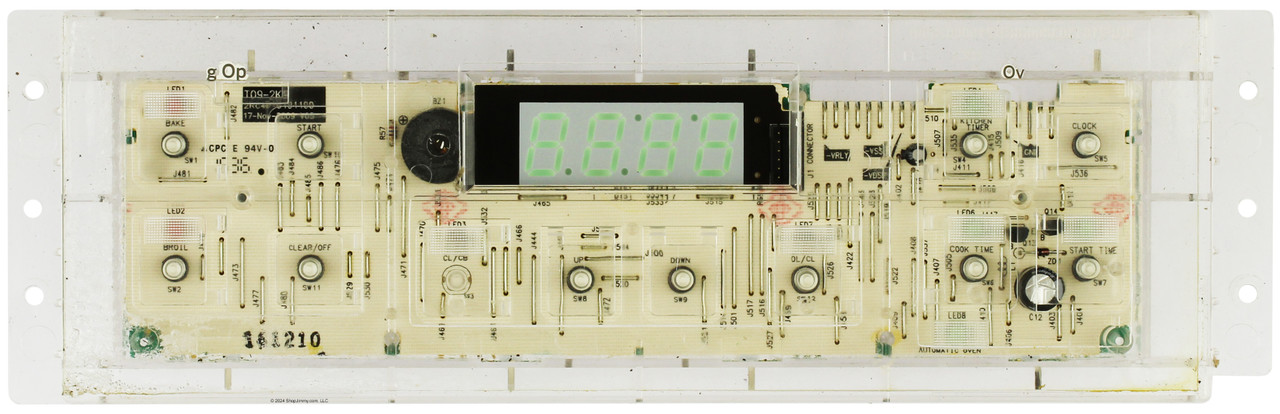 GE Oven WB27K10452 164D8450G162 Control Board  - No Overlay
