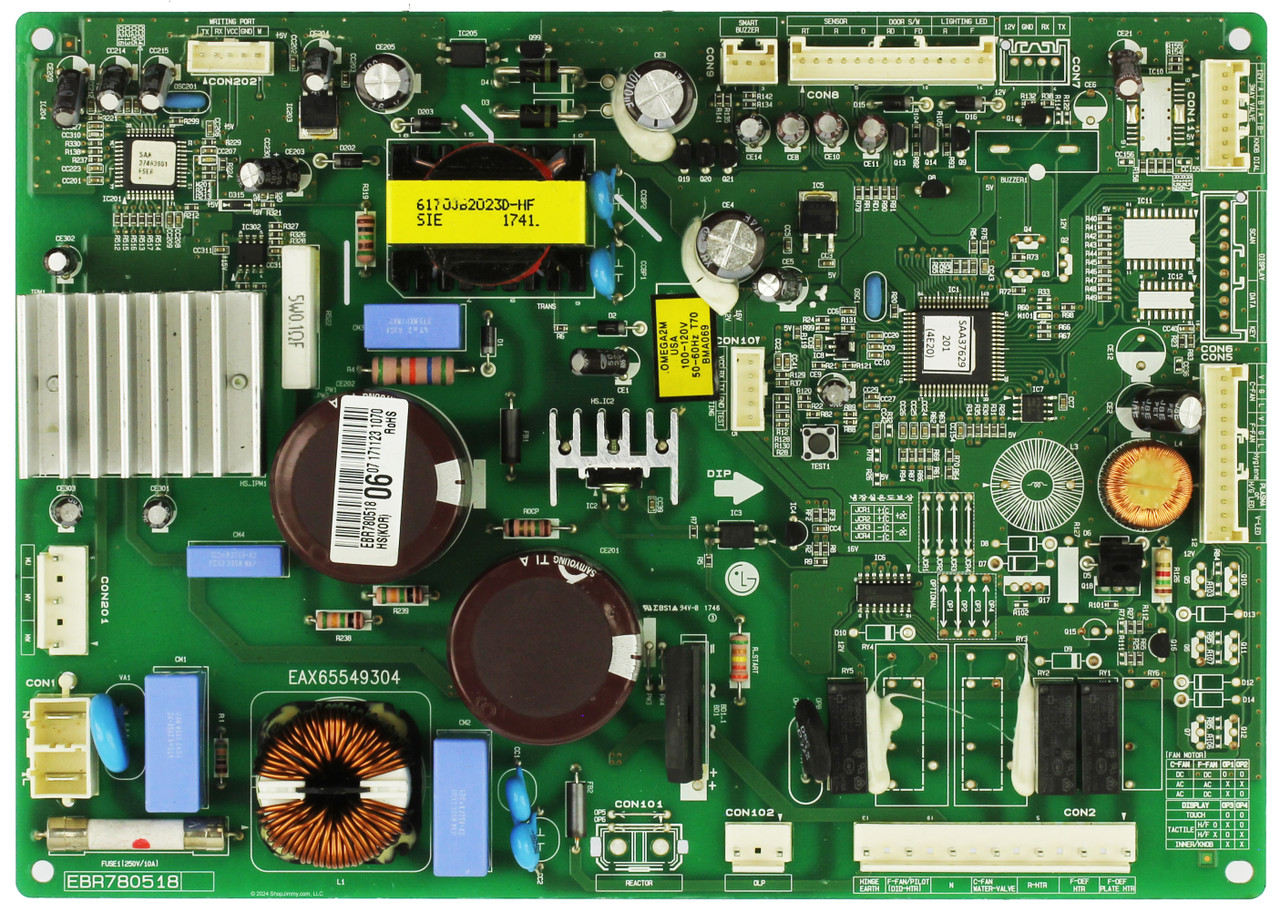 LG Refrigerator EBR78051806 Control Board LTNC11121V