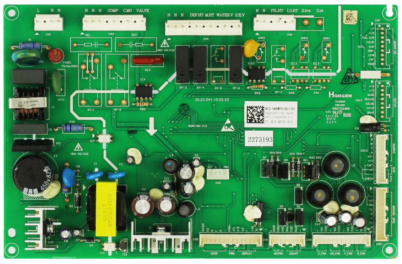 Hisense Refrigerator HC2273193 Main Board BCD-560WPZ/HC1