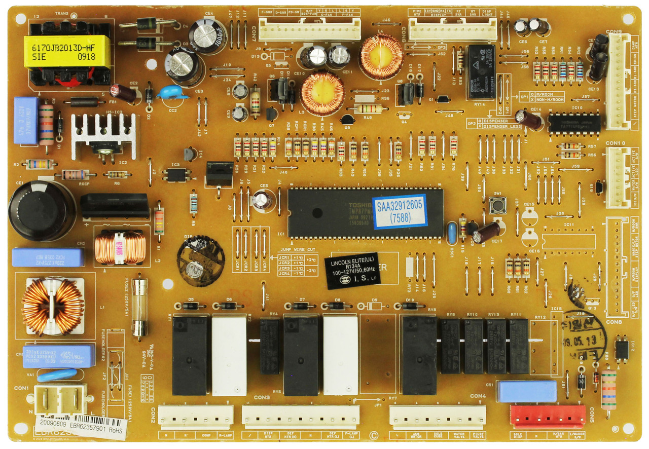 LG EBR62357901 Refrigerator Electronic Control Board