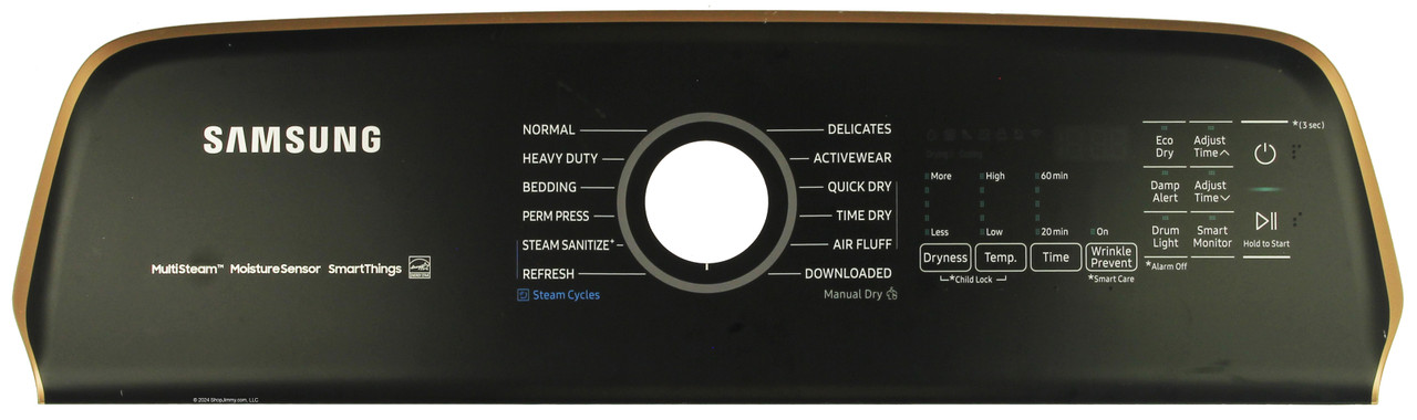 Samsung Dryer DC64-03841P Control Panel Assembly 