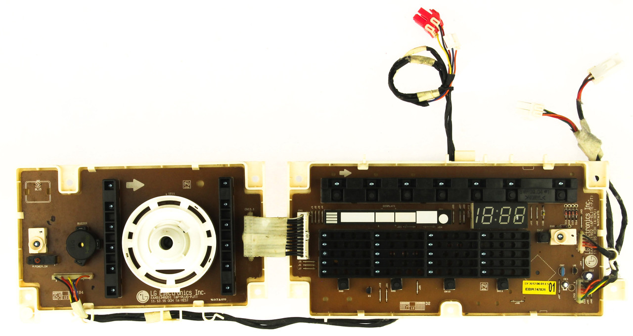 LG Dryer EBR74783101 Main Display Board