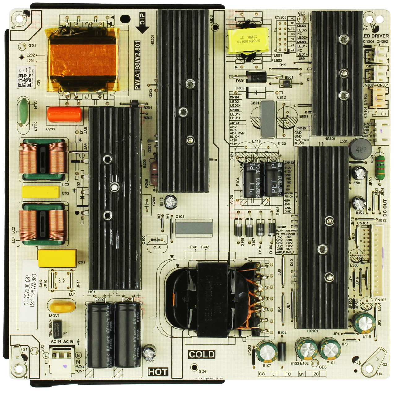 Sharp 01-202309-87 R41-198W2-980 Power Supply