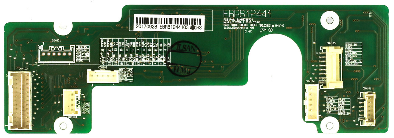 LG Dryer EBR81244103 Control Board