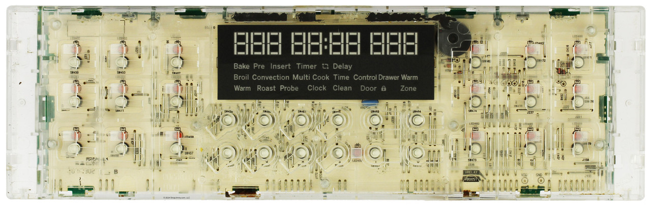 GE Oven WB27T11493 Control Board - No Overlay