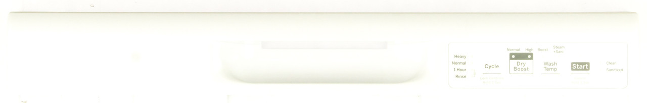 GE WD34X28019 White Control Panel Assembly