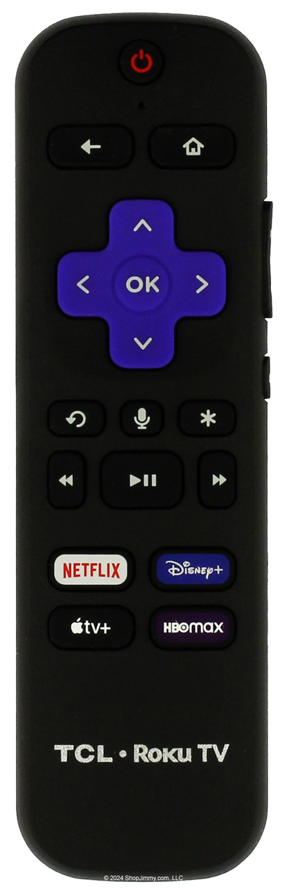 TCL 21001-000086 Roku Remote Control Netflix Disney+ Apple TV Plus -- NEW
