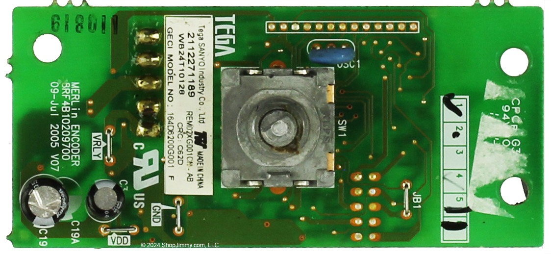 GE Range WB24T10128 164D6200G001 Module Control Board 