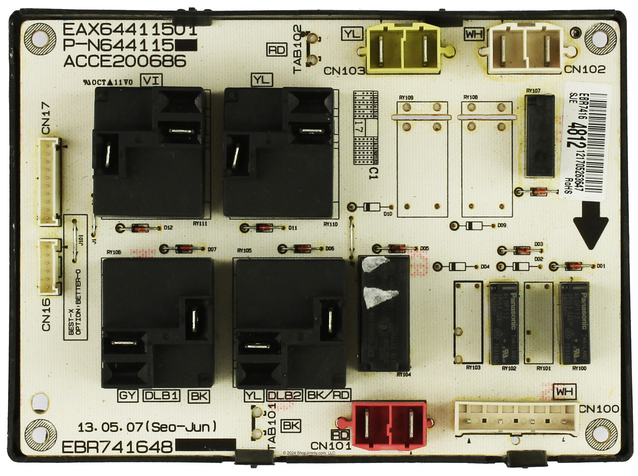 LG Range EBR74164812 Power Control Board 