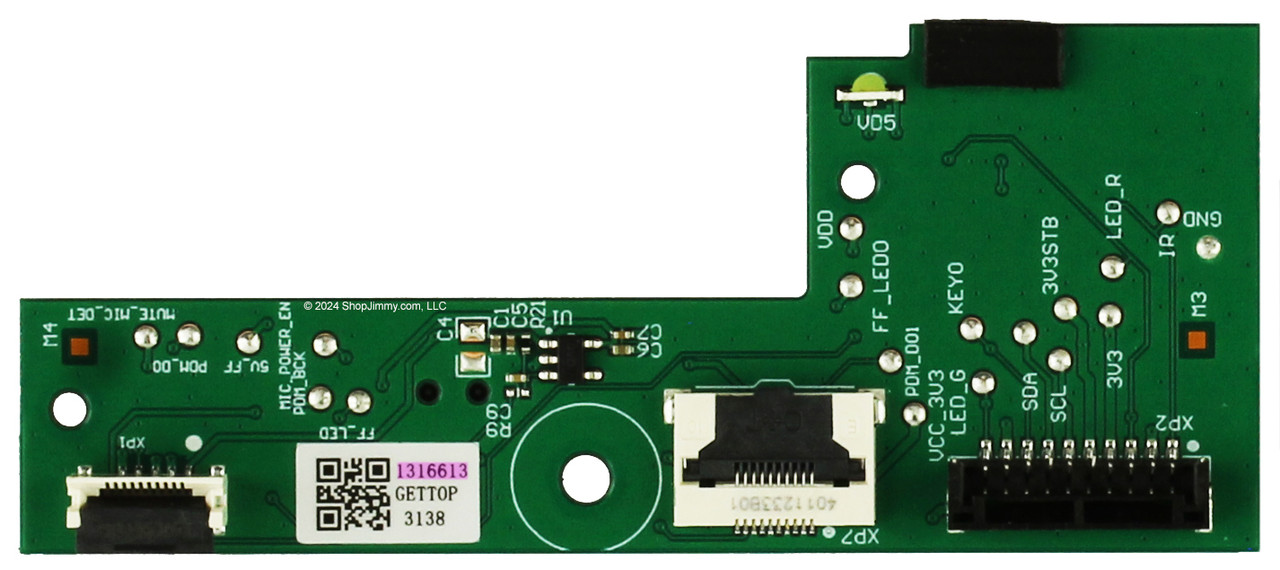 Hisense 1316613 Key Controller IR Sensor Board