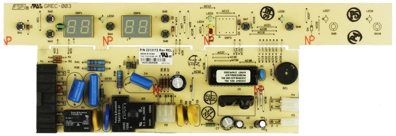 Whirlpool Refrigerator 2313172 Main Board