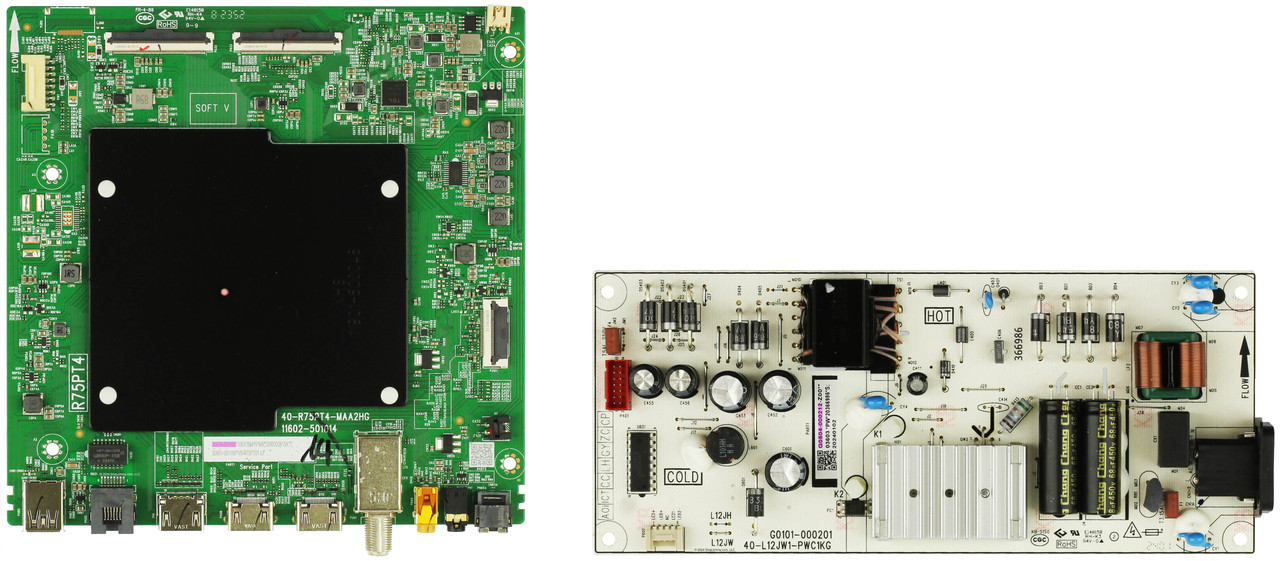 TCL 液晶テレビ55C815 [55インチ]基盤セット TCL 55S551G Complete Repair Parts Kit