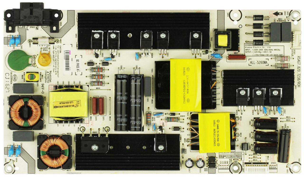 Hisense 203465 Power Supply / LED Board