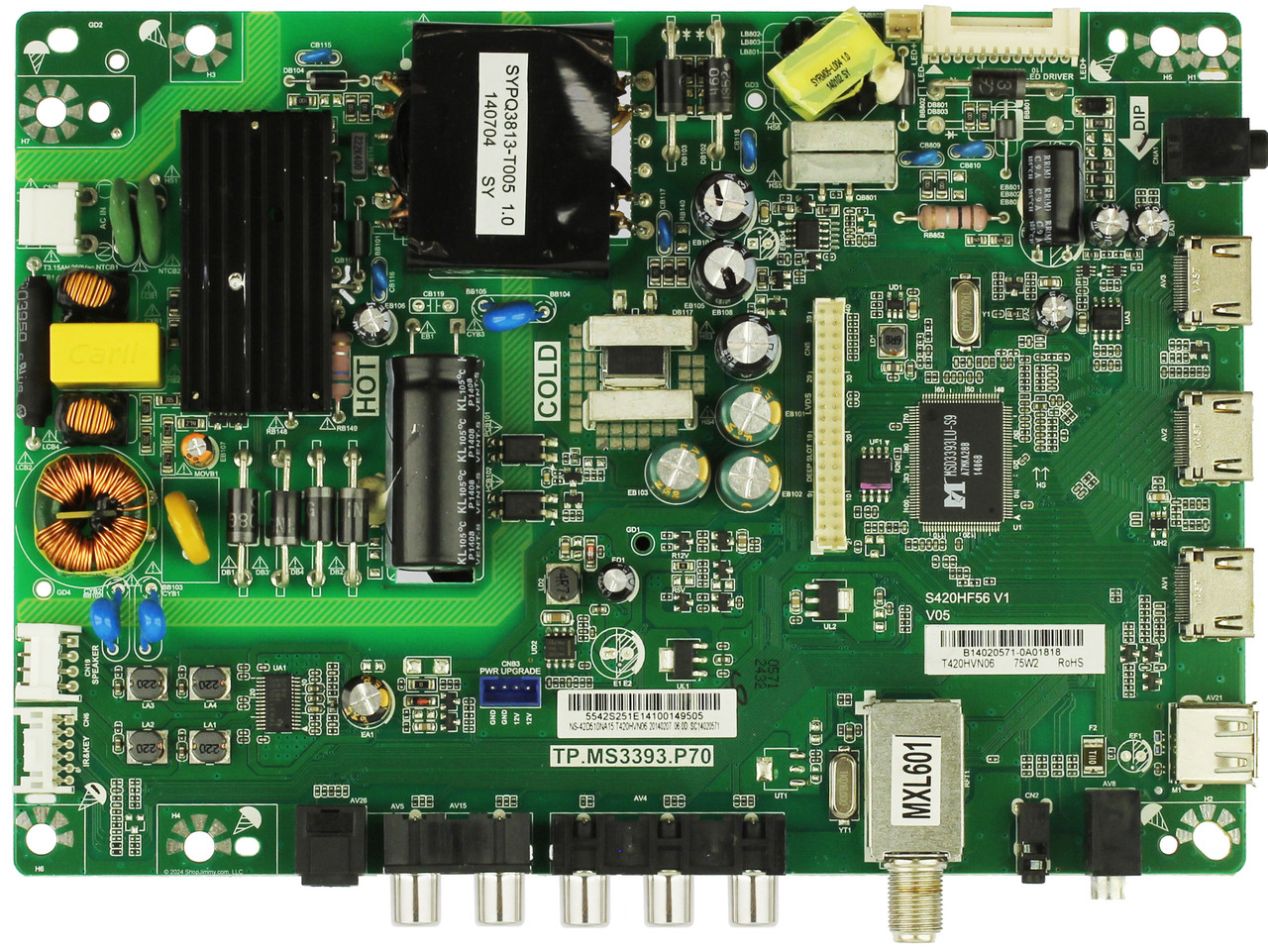 Insignia 55.42S25.1E1 Main Board for NS-42D510NA15