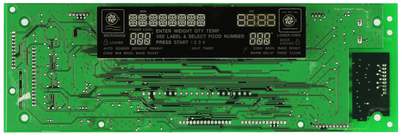 Electrolux Range 316570400 Main Display UIB Board
