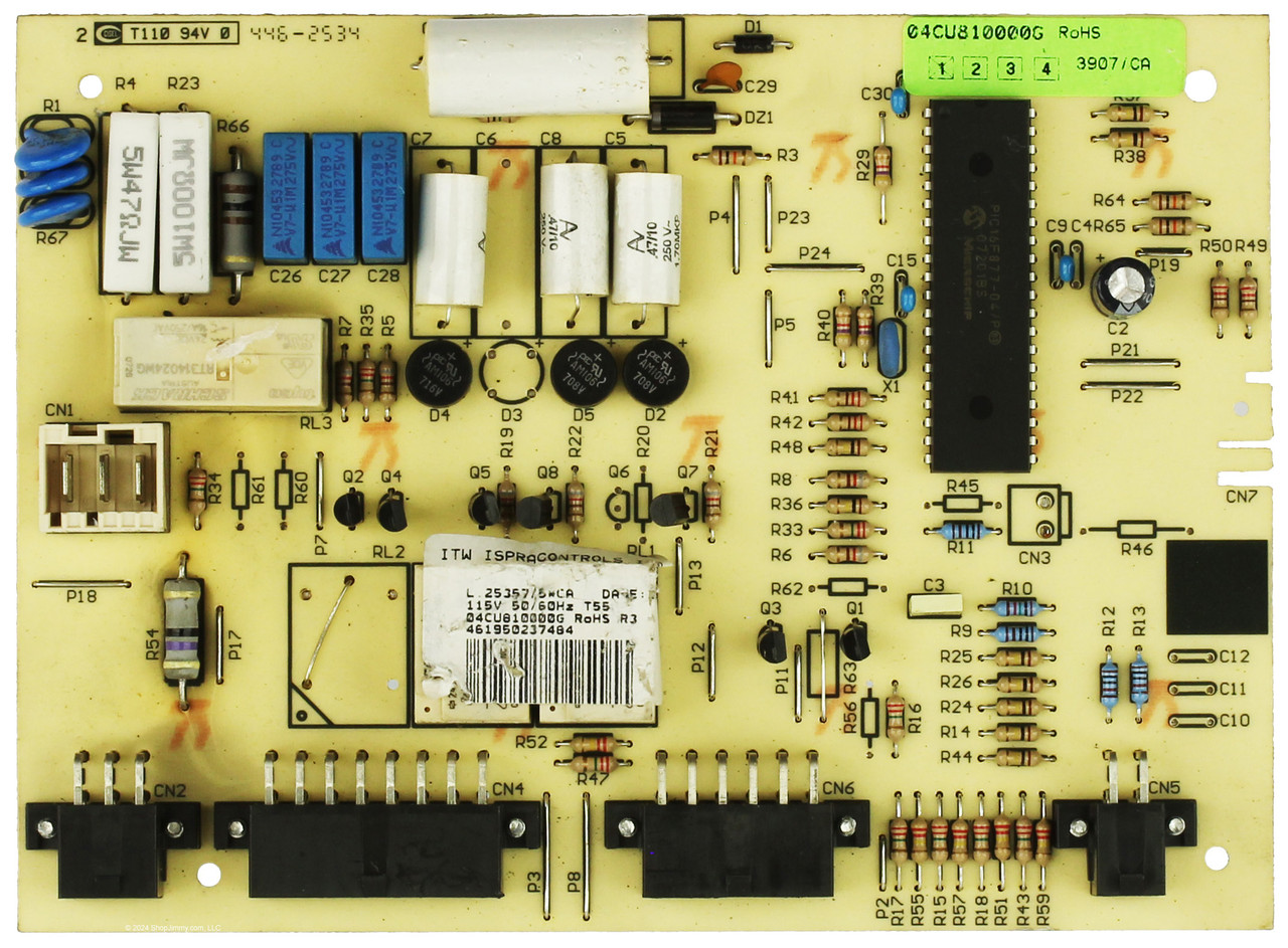 Whirlpool ISPRAControls Refirgerator 08032407R5 T55 Control Board