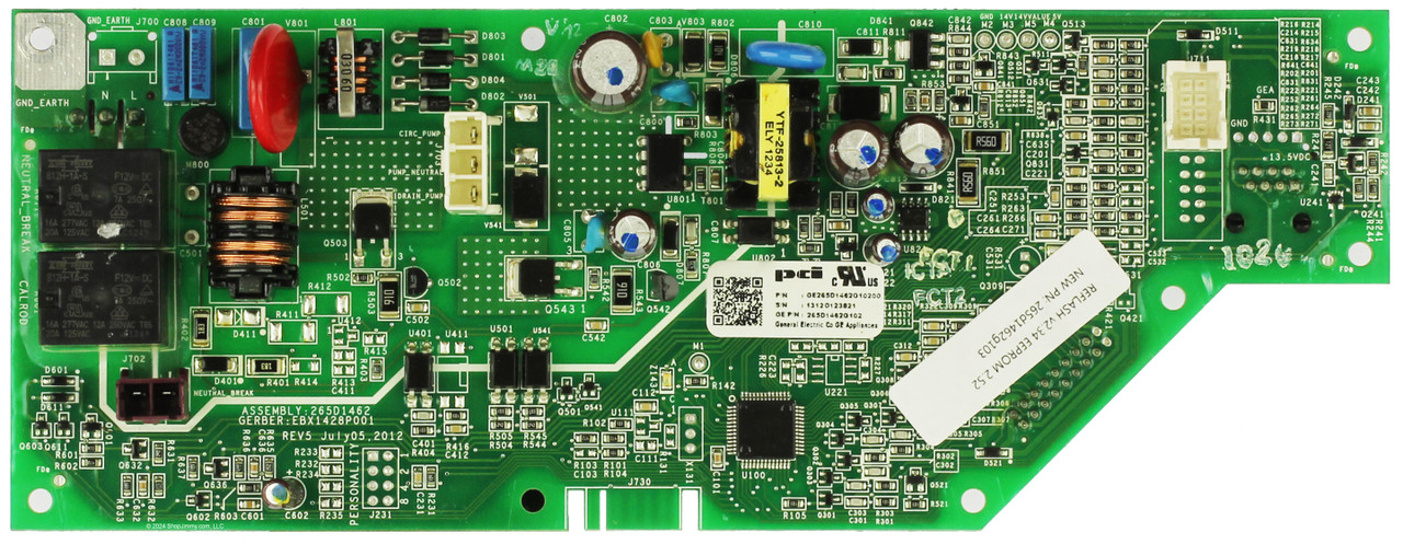 GE Dishwasher 265D1462G103 Power Control Board