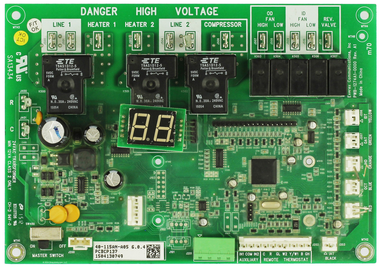Amana 40-115AN-A05 PWB-1274A1-0000 Furnace Control Board