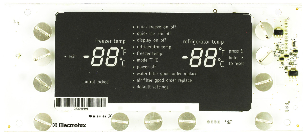  Frigidaire Refrigerator 242209711  Dispenser Control Board