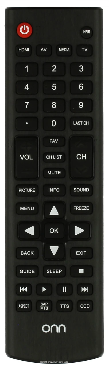 ONN ONC50UB18C05 Remote Control -- Open Bag