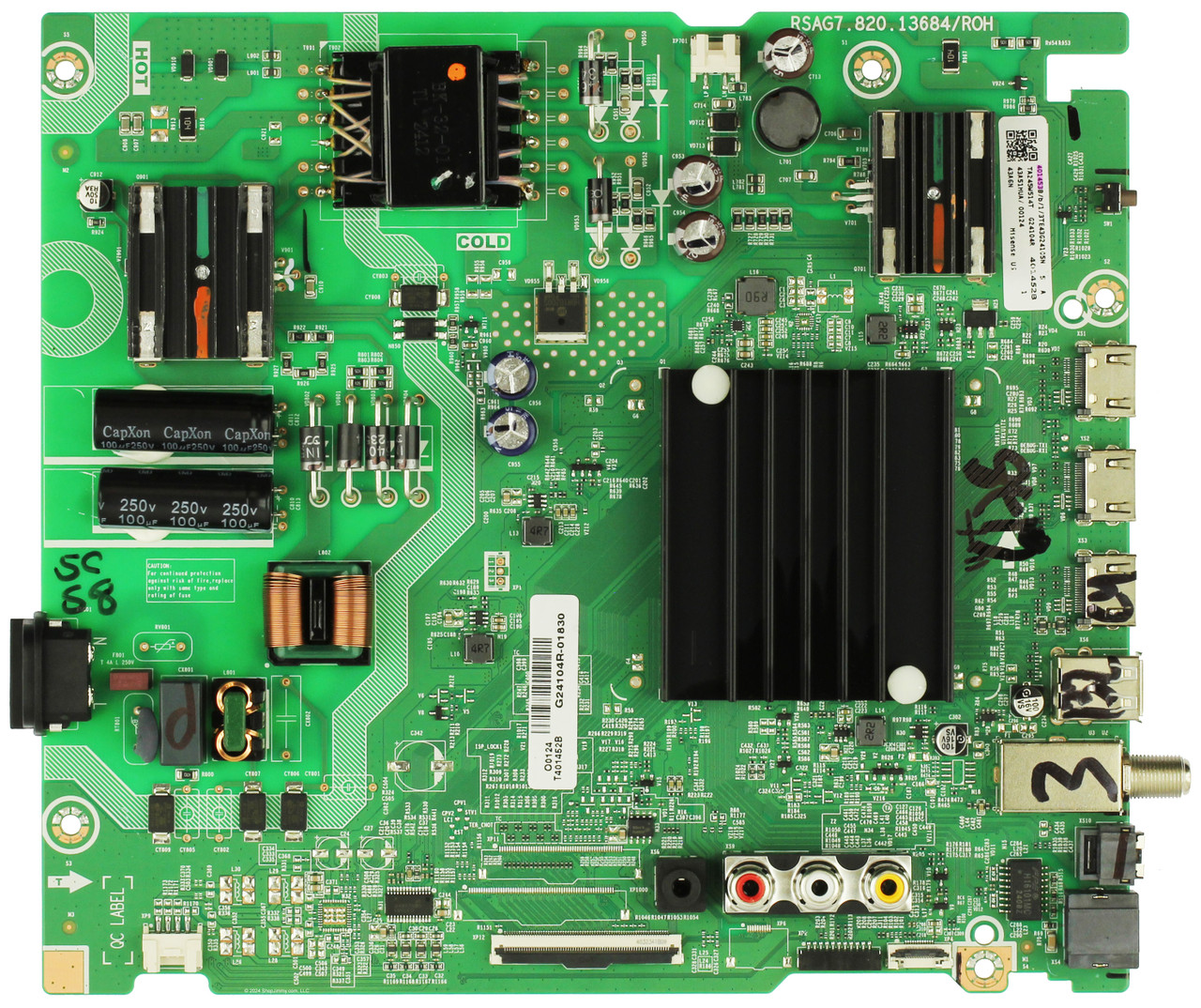 Hisense 401453 401452 Main Board Power Supply for 43A6N