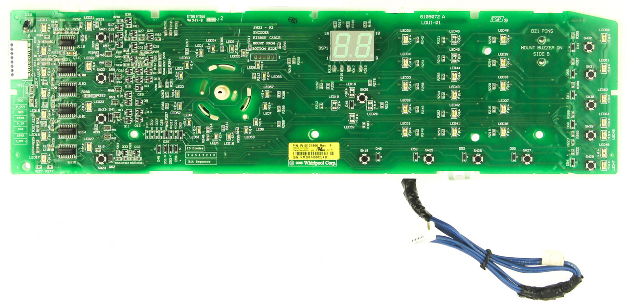 Whirlpool Washer W10131866 WPW10131872 Main Board