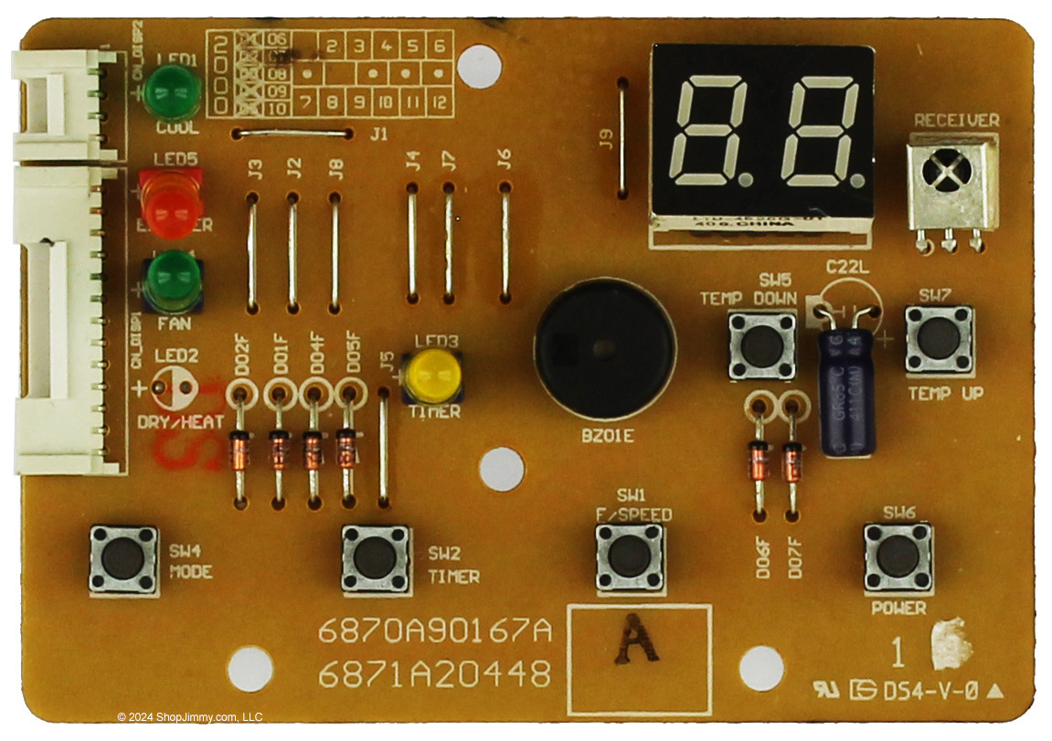LG 6871A20448A Air Conditioner Power Board