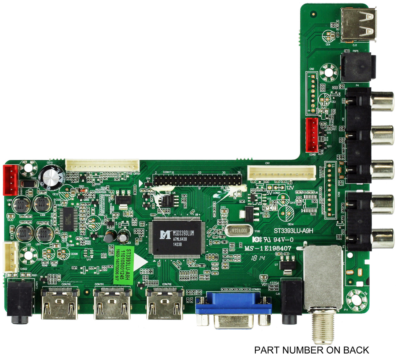 Element SY15075 Main Board for ELEFT426 (SERIAL # beginning B5C0M ONLY)