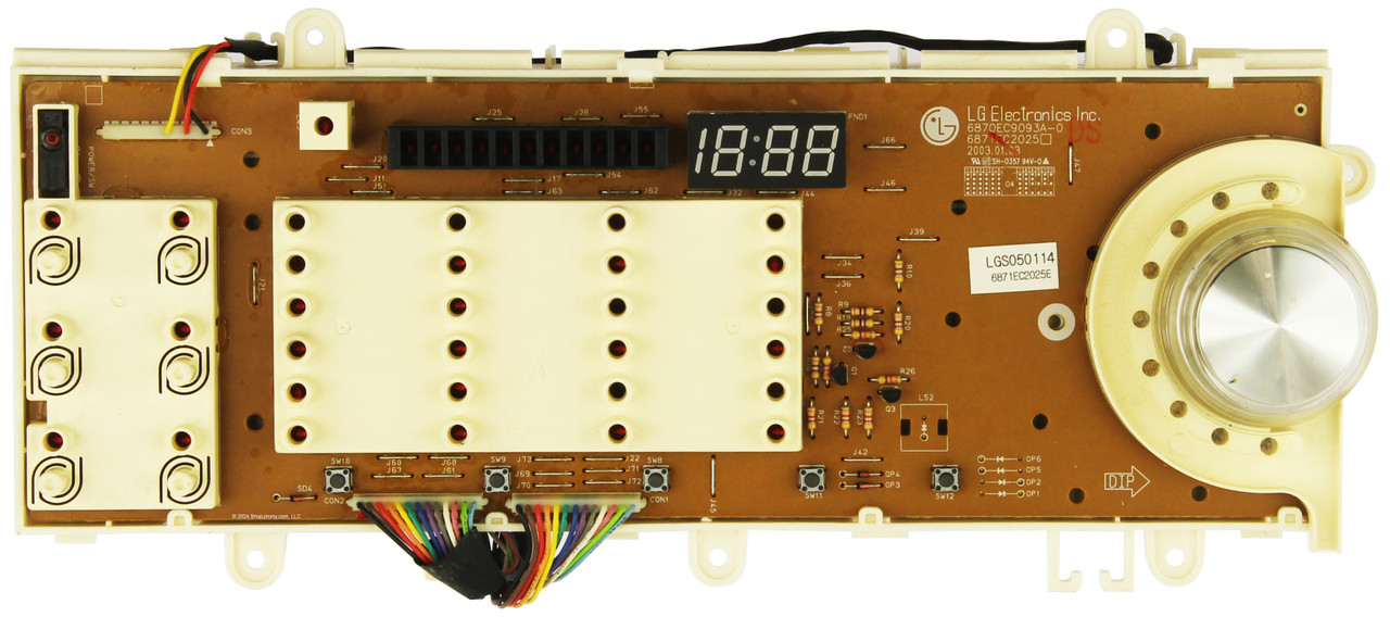 LG Washer 6871EC2025E/6871ER1023B Display Board Control Board Union