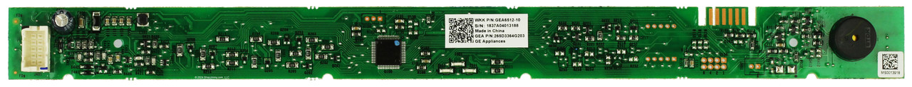 GE WD21X31903 Configured Ui Board