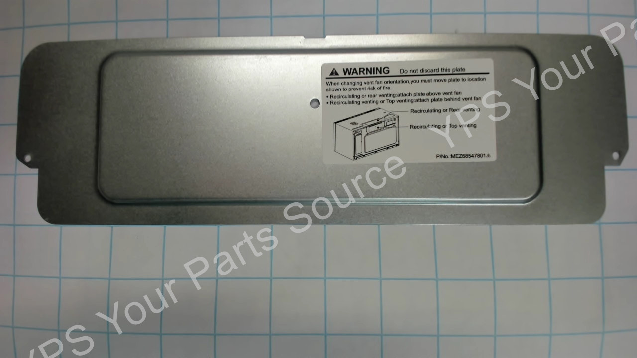 GE Microwave WB06X35395 Safety Cover