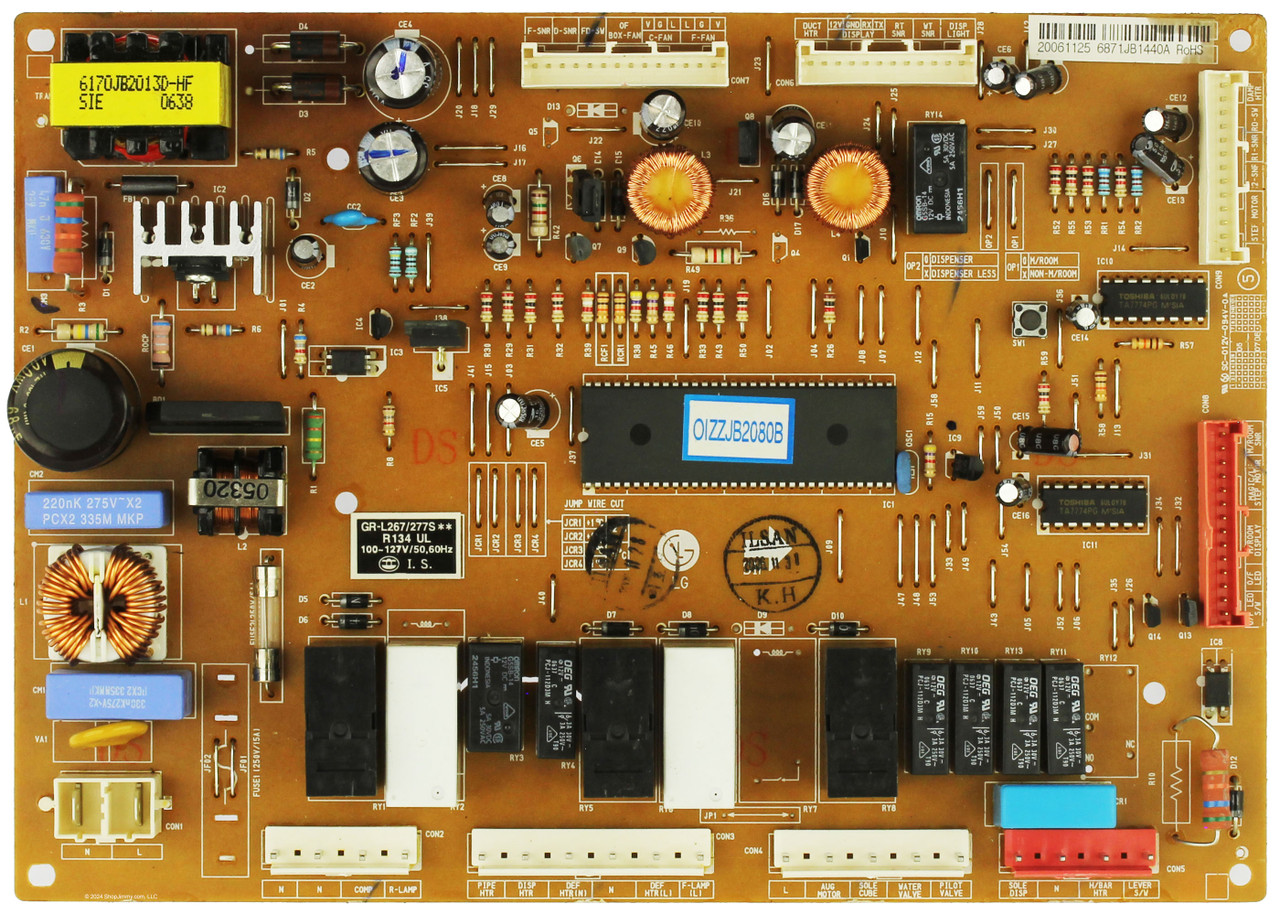 LG Refrigerator 6871JB1440A Main Control Board
