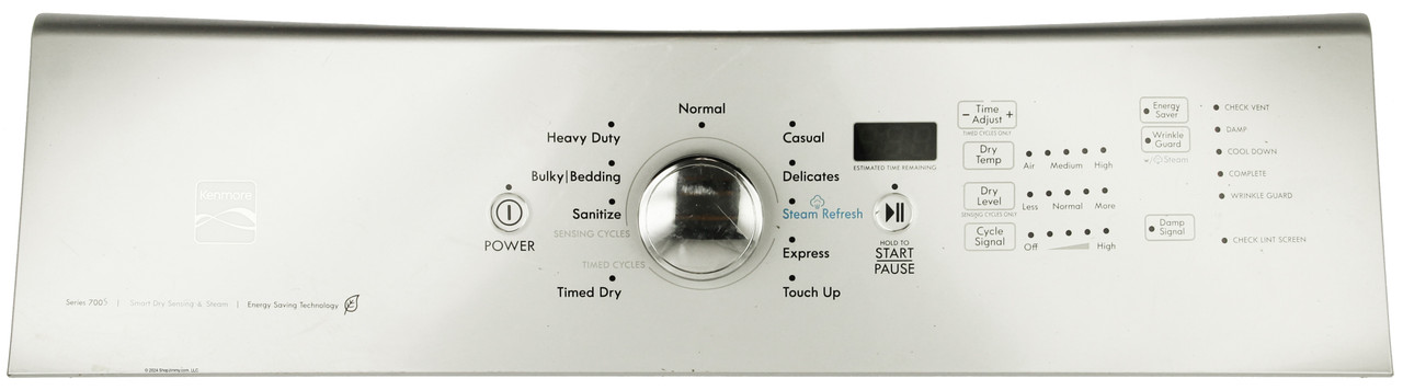 Whirlpool Dryer W10793504 Top Console