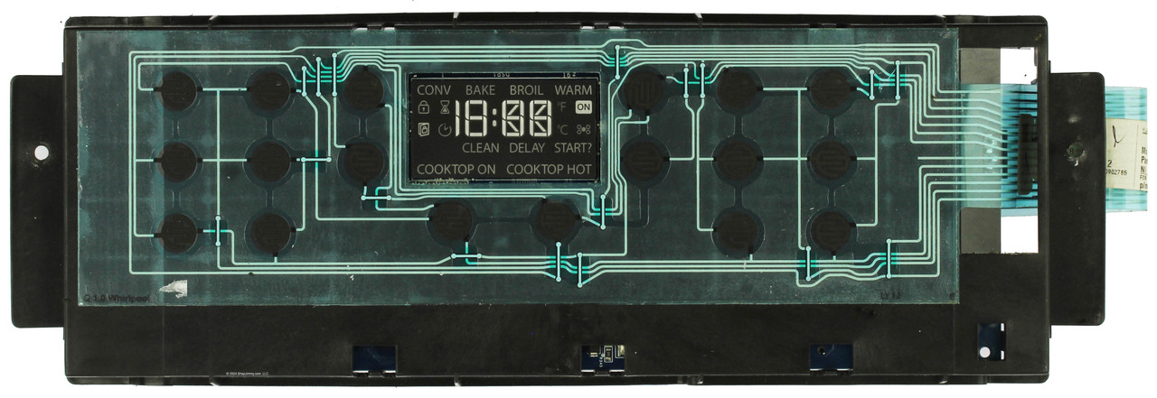Whirlpool Oven W11204510 Control Board - No Overlay