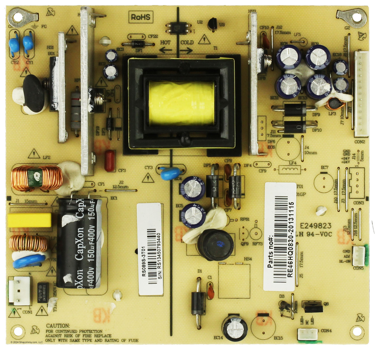RCA RE46HQ0830 Power Supply / LED Board