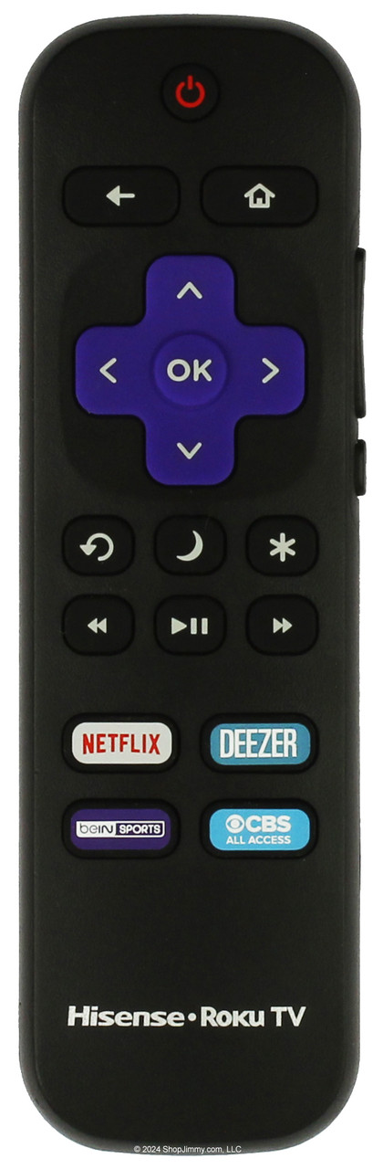Hisense HU-RCRCA-20A Netflix Deezer BEIN Sports CBS Remote Control -- Open Bag