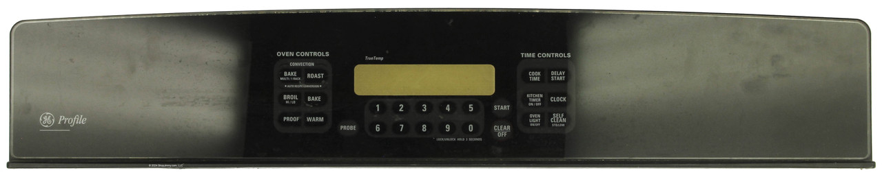 GE Oven 164D4941G001 Control Panel