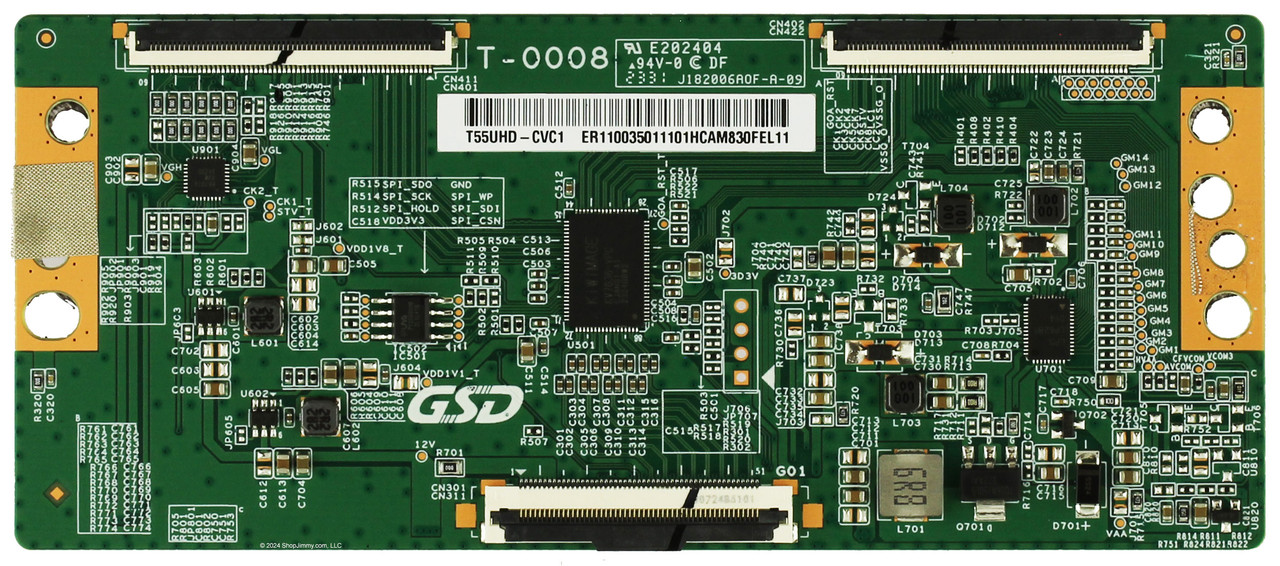 Roku T55UHD-CVC1 T-Con Board