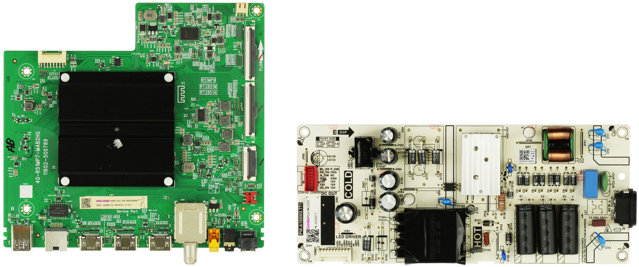 TCL 50S470G Complete LED TV Repair Parts Kit - V1